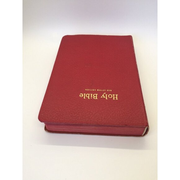 Holy Bible Dictionary Red Letter Edition Jesus King James Version KJV World - Picture 8 of 16